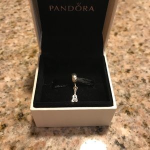 Authentic Pandora Retired Guitar Dangle